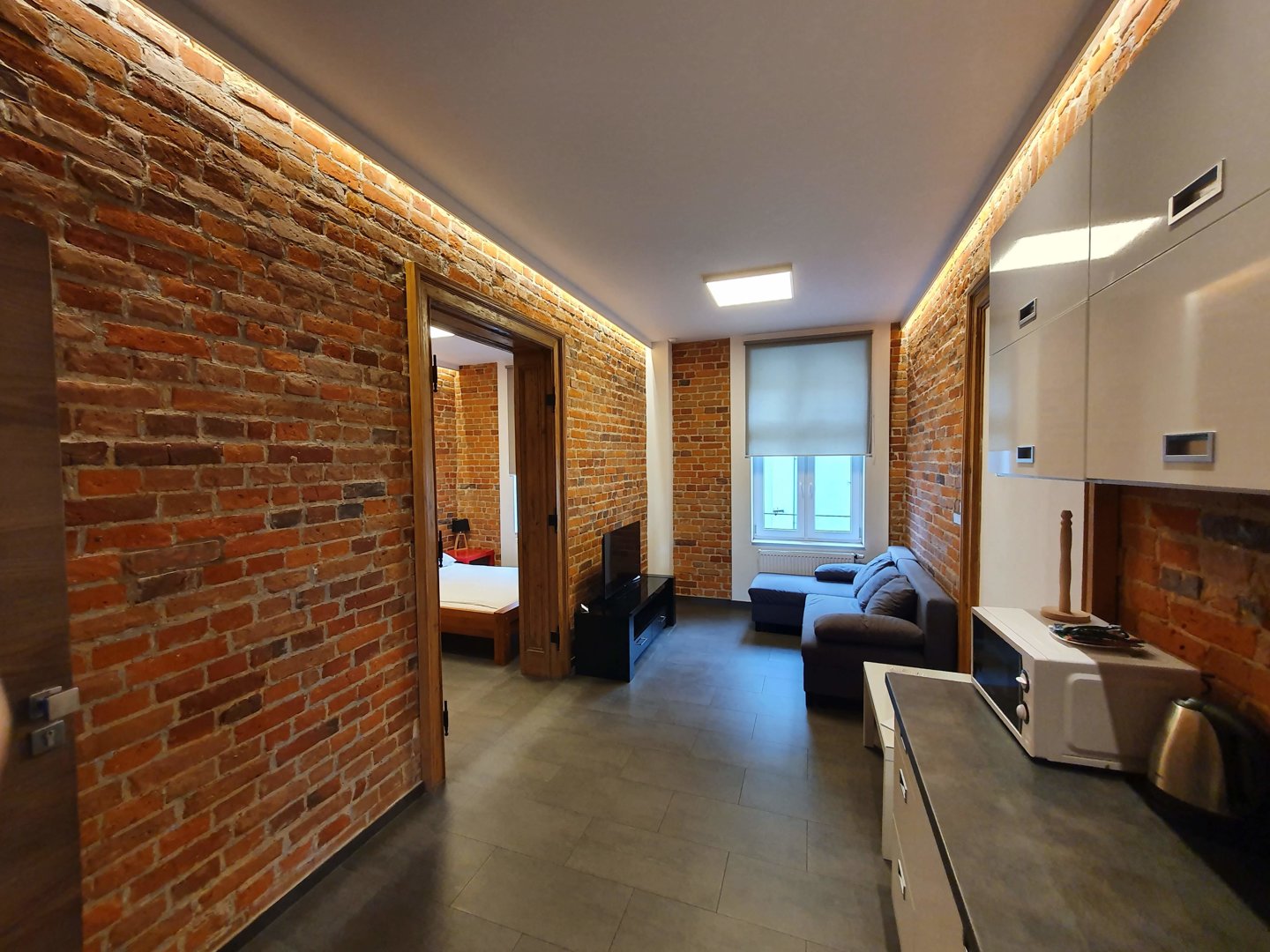 Apartament Studio z łóżkiem king-size i rozkładaną sofą No. 23 Apartament Studio z łóżkiem king-size i rozkładaną sofą No. 23